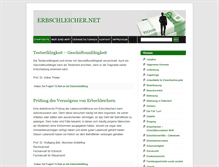 Tablet Screenshot of erbschleicher.net